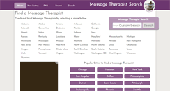 Desktop Screenshot of colorado.massagetherapist-search.com