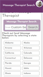 Mobile Screenshot of colorado.massagetherapist-search.com