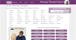 Desktop Screenshot of newyork.massagetherapist-search.com