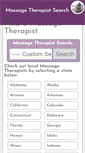 Mobile Screenshot of maryland.massagetherapist-search.com