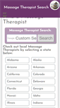 Mobile Screenshot of nebraska.massagetherapist-search.com