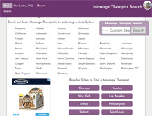 Tablet Screenshot of pennsylvania.massagetherapist-search.com
