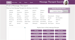 Desktop Screenshot of minnesota.massagetherapist-search.com