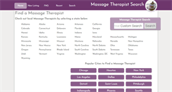 Desktop Screenshot of hawaii.massagetherapist-search.com
