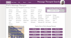 Desktop Screenshot of kentucky.massagetherapist-search.com