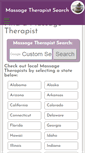 Mobile Screenshot of kentucky.massagetherapist-search.com