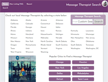 Tablet Screenshot of kentucky.massagetherapist-search.com